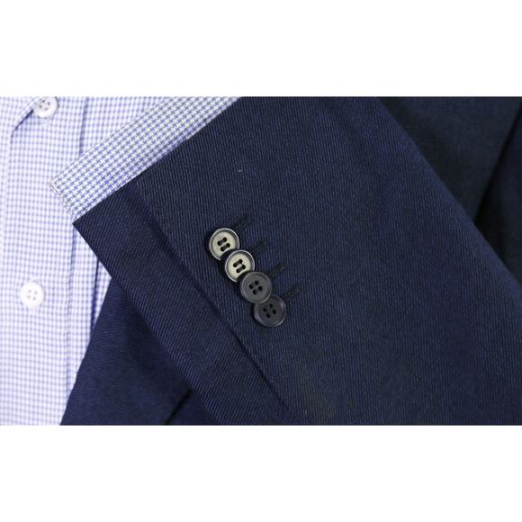Zanella Blazer Malcom Midnight Blue 2-Btn Rayon Sportcoat 42L - Picture 6 of 9